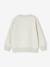 Sweat garçon col rond rayures graphiques blanc chiné+bleu grisé 4 - vertbaudet enfant 