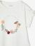 T-shirt cérémonie motif couronne de fleurs fille blanc 3 - vertbaudet enfant 
