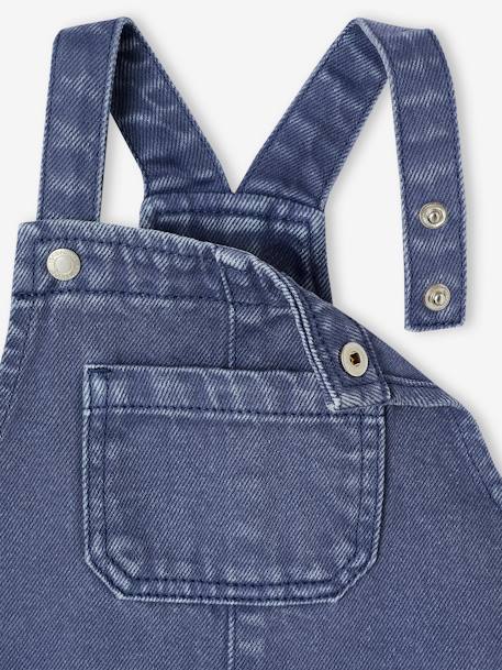 Salopette bébé en toile indigo 3 - vertbaudet enfant 