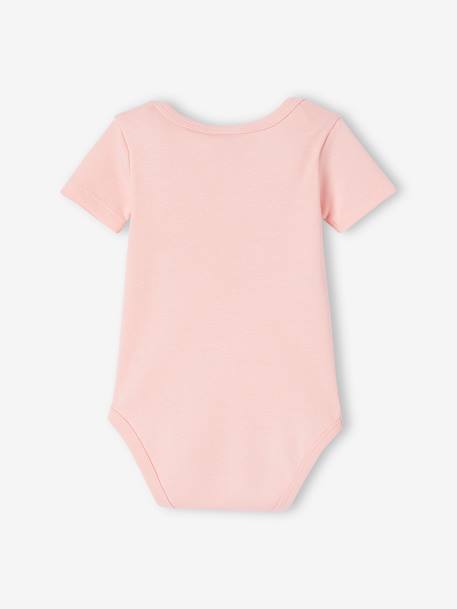 Lot de 2 bodies bébé Disney Minnie manches courtes rose 4 - vertbaudet enfant 