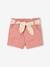 Short bébé fille paperbag avec ceinture imprimée rose+vert de gris 1 - vertbaudet enfant 