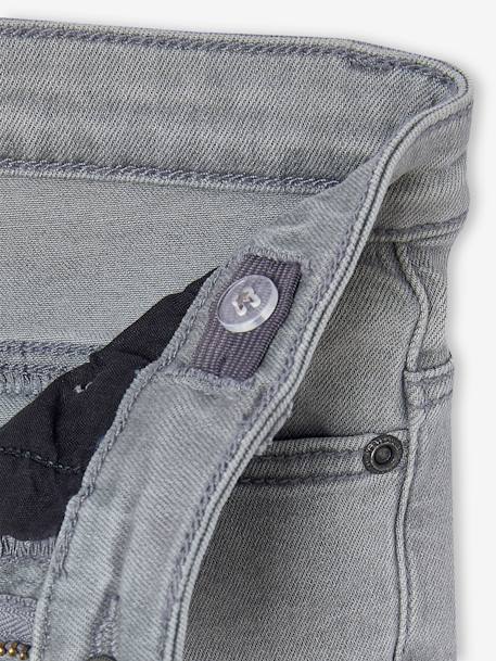 Jean garçon slim morphologique MEDIUM denim black+DENIM BRUT+denim gris+DENIM GRIS FONCE+double stone+STONE 18 - vertbaudet enfant 