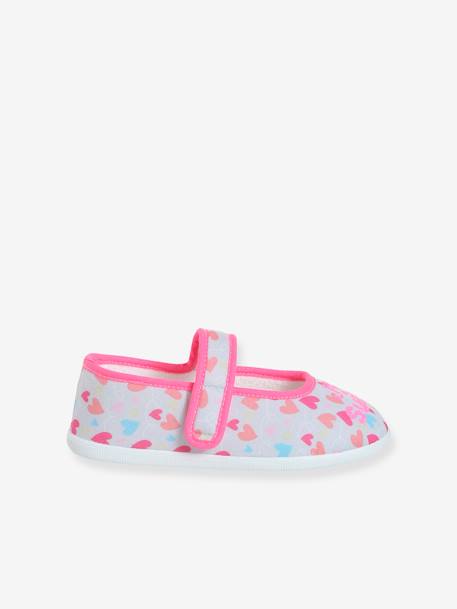 Chaussons ballerines scratchés enfant rose 3 - vertbaudet enfant 