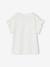 T-shirt cérémonie motif couronne de fleurs fille blanc 2 - vertbaudet enfant 