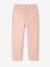 Pantalon paperbag fille poches coeur rose poudré+vert sauge 4 - vertbaudet enfant 