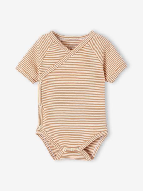 Lot de 5 bodies bébé manches courtes Montgolfière écru 5 - vertbaudet enfant 