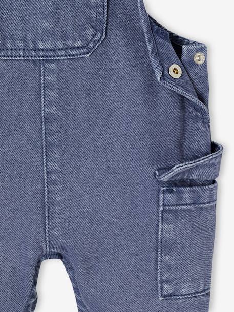 Salopette bébé en toile indigo 4 - vertbaudet enfant 