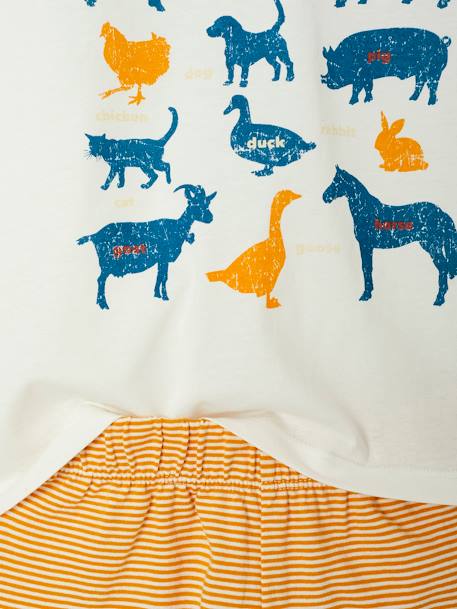 Lot 2 pyjashorts garçon À la ferme bleu roi 8 - vertbaudet enfant 