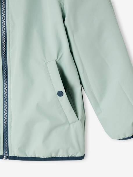 Blouson garçon réversible bleu océan+vert 6 - vertbaudet enfant 