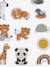 Set de 24 stickers de bain avec filet TANZANIE jaune 3 - vertbaudet enfant 