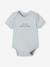 Lot de 5 bodies bébé garçon manches courtes coffret cadeau bleu 2 - vertbaudet enfant 