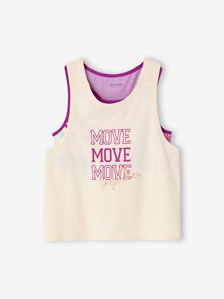 Lot débardeur + brassière sport fille écru 5 - vertbaudet enfant 