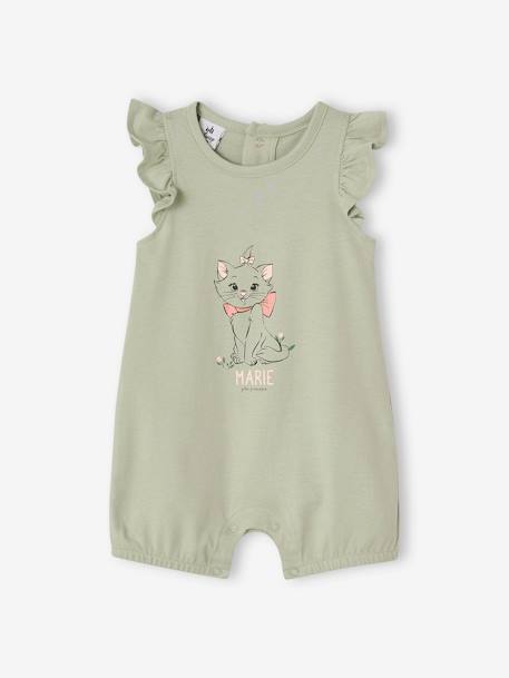Lot de 2 Bodies Combinaisons bébé Disney Marie Les Aristochats vert d'eau 2 - vertbaudet enfant 