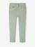 Pantalon fille slim morphologique fin anthracite+rose poudré+vert sauge 10 - vertbaudet enfant 