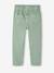 Pantalon paperbag fille poches coeur rose poudré+vert sauge 8 - vertbaudet enfant 