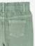 Pantalon paperbag fille poches coeur rose poudré+vert sauge 12 - vertbaudet enfant 