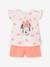 Ensemble Disney bébé t-shirt et short Minnie Coeurs corail 1 - vertbaudet enfant 