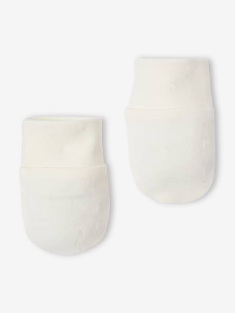 Ensemble naissance 4 pièces bébé spécial prématuré coffret cadeau écru 5 - vertbaudet enfant 