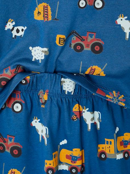 Lot 2 pyjashorts garçon À la ferme bleu roi 6 - vertbaudet enfant 