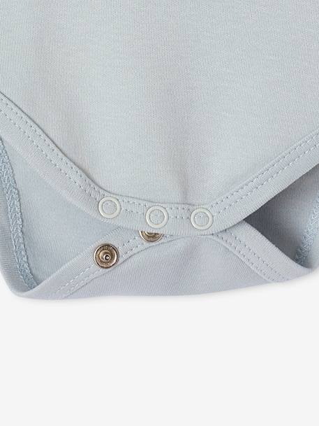 Lot de 5 bodies bébé garçon manches courtes coffret cadeau bleu 9 - vertbaudet enfant 