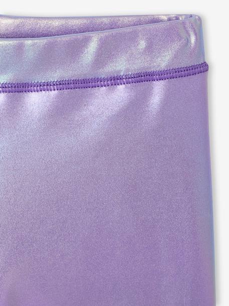 Ensemble sport tee-shirt + cycliste irisé fille lilas 4 - vertbaudet enfant 
