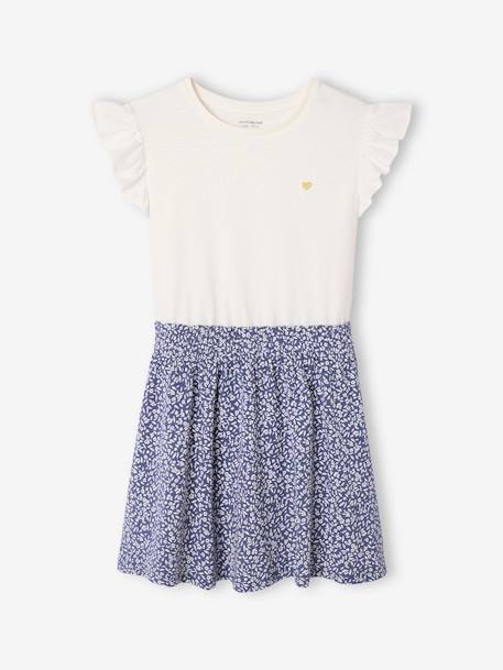 Fille-Robe fille effet 2 en 1 