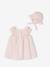 Ensemble robe et capeline bébé fille coffret cadeau rose pâle 4 - vertbaudet enfant 