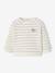 Ensemble bébé sweat et pantalon BEIGE CLAIR RAYE+rose pâle 3 - vertbaudet enfant 