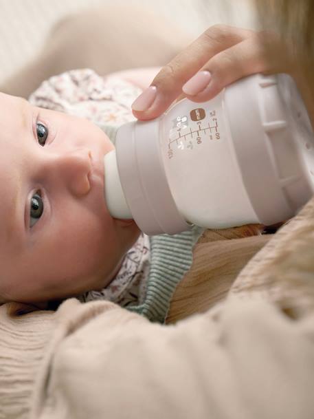Biberon 130 ml spécial nouveau-né Easy Start anti-colique Nature Guardian Sable 2 - vertbaudet enfant 