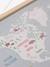 Carte mappemonde animaux murale bois 4 - vertbaudet enfant 