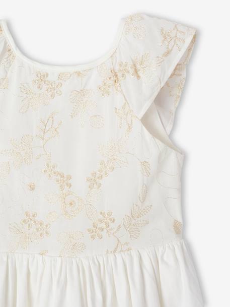 Robe Zara Pour Fille 13-14 Ans En Coton Gris - Manches Courtes, Occasion Très Bon état