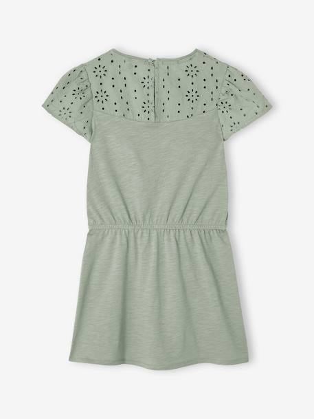 Robe détails en broderie anglaise fille bleu pâle+corail+lilas+mauve+vert sauge 22 - vertbaudet enfant 