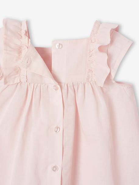 Ensemble robe et capeline bébé fille coffret cadeau rose pâle 5 - vertbaudet enfant 