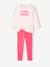Lot de 2 pyjamas fille flower power BASICS fuchsia 2 - vertbaudet enfant 