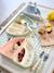 Set de vaisselle Happy Fruits en silicone LÄSSIG bleu+blush 10 - vertbaudet enfant 