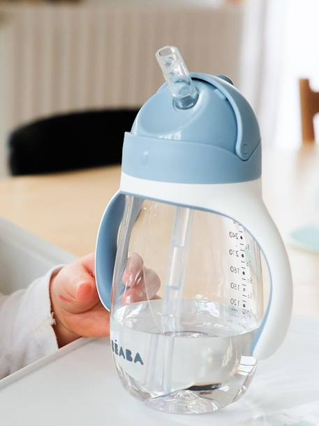 Tasse paille (300 ml) beige+BLEU+ROSE+vert sauge 3 - vertbaudet enfant 
