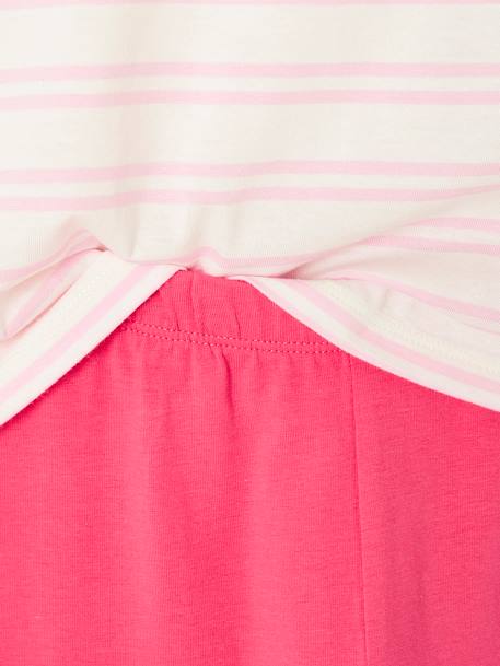 Lot de 2 pyjamas fille flower power BASICS fuchsia 9 - vertbaudet enfant 