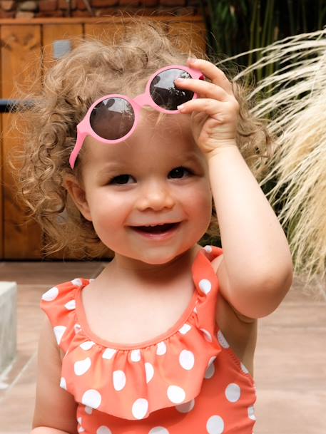 Lunettes de soleil Joy pour enfant de 9 à 24 mois Chalk pink+Pearl blue+Rose néon+ROUGE CLAIR UNI+Tortoise+vert+Vert néon 16 - vertbaudet enfant 
