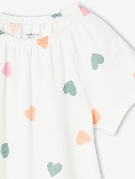 Lot de 2 chemises de nuit coeurs corail 7 - vertbaudet enfant 