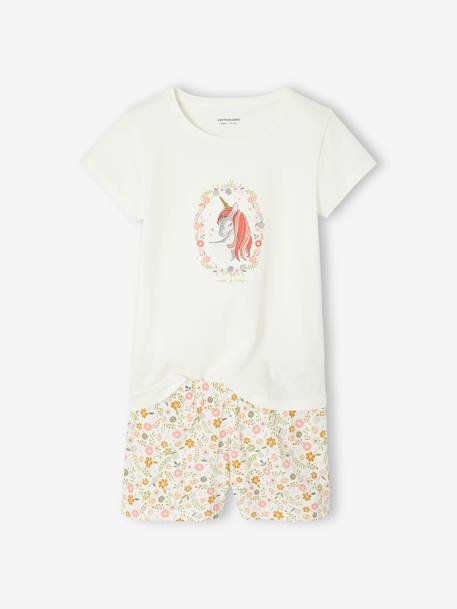Lot de 2 pyjamas fille flower power bleu pâle 3 - vertbaudet enfant 