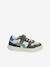 Basket enfant garçon cuir à scratchs et lacets élastiqués lot blanc+lot vert 2 - vertbaudet enfant 