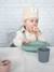 Assiette silicone avec ventouse bleu+rose+vert 13 - vertbaudet enfant 