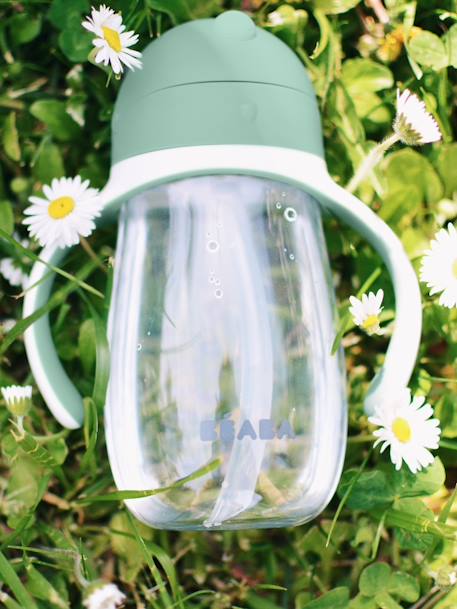 Tasse paille (300 ml) beige+BLEU+ROSE+vert sauge 16 - vertbaudet enfant 