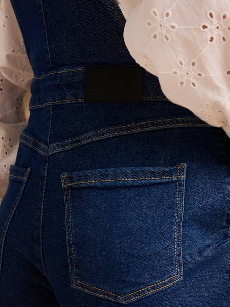 Salopette en jean de grossesse forme large denim brut 6 - vertbaudet enfant 