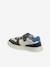 Basket enfant garçon cuir à scratchs et lacets élastiqués lot blanc+lot vert 3 - vertbaudet enfant 