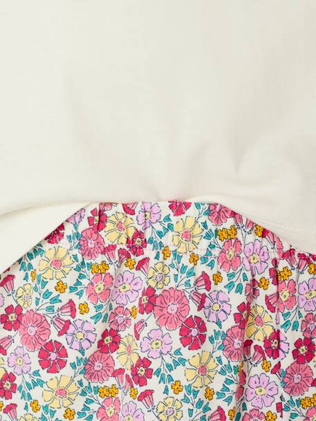 Lot de 2 pyjamas fille flower power BASICS fuchsia 12 - vertbaudet enfant 