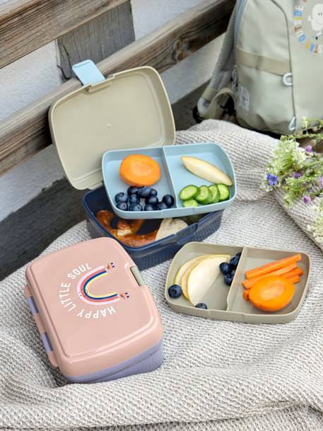 Boîte à goûter Tiny Outdoor LÄSSIG bleu+blush+gris 4 - vertbaudet enfant 