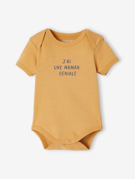 Lot de 5 bodies bébé garçon manches courtes coffret cadeau bleu 6 - vertbaudet enfant 