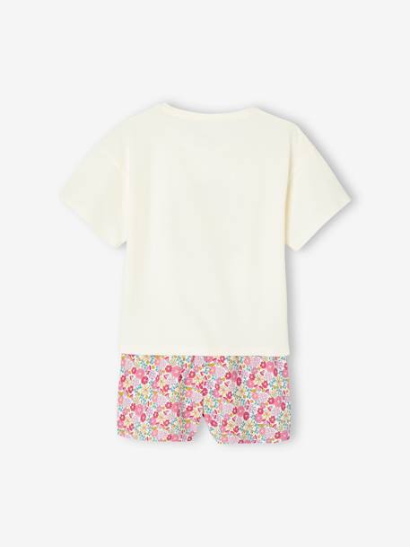 Lot de 2 pyjamas fille flower power BASICS fuchsia 7 - vertbaudet enfant 