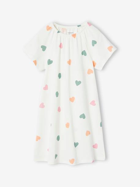 Lot de 2 chemises de nuit coeurs corail 3 - vertbaudet enfant 